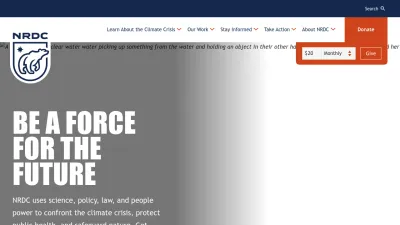 Screenshot of Nrdc.org