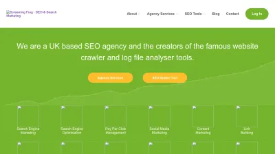 Screenshot of Screamingfrog.co.uk