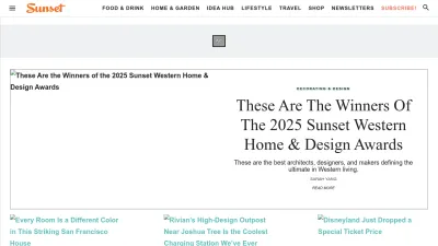 Screenshot preview of sunset.com