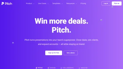 Screenshot of Pitch.com