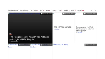 Screenshot of Sbnation.com