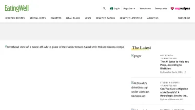 Screenshot preview of eatingwell.com