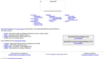 Screenshot of Openldap.org