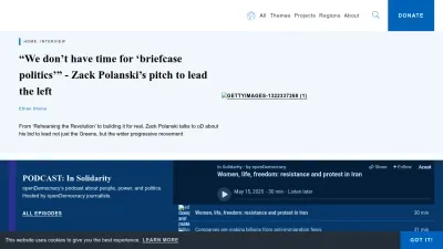 Screenshot preview of opendemocracy.net