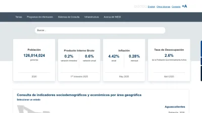 Screenshot preview of inegi.org.mx