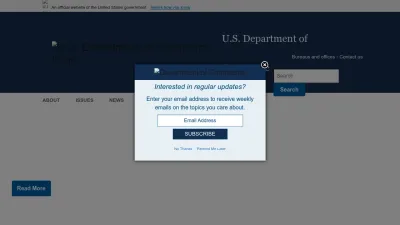 Screenshot of Commerce.gov