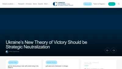 Screenshot preview of carnegieendowment.org