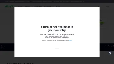 Screenshot preview of etoro.com