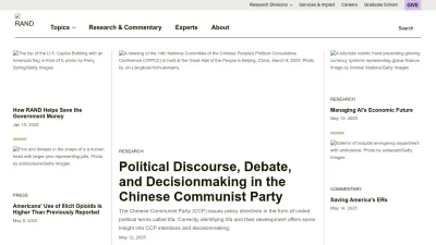 Screenshot of Rand.org