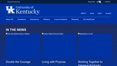 Screenshot of Uky.edu