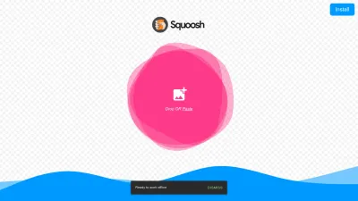 Screenshot preview of squoosh.app