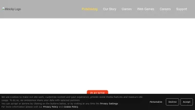 Screenshot of Miniclip.com
