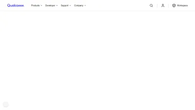 Screenshot of Qualcomm.com