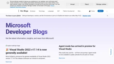 Screenshot of Devblogs.microsoft.com