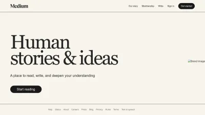 Screenshot preview of link.medium.com