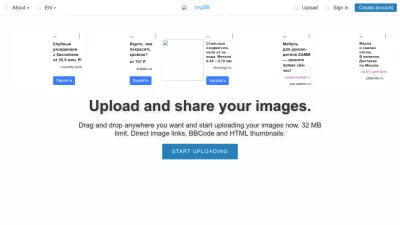 Screenshot preview of imgbb.com