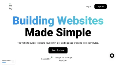 Screenshot of Mssg.me