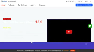 Screenshot of Partitionwizard.com