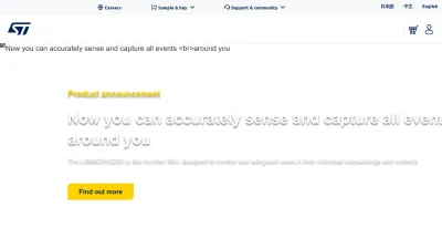 Screenshot preview of st.com