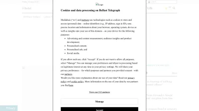 Screenshot preview of belfasttelegraph.co.uk