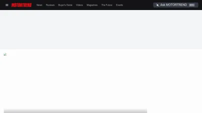 Screenshot of Motortrend.com