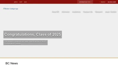 Screenshot of Bc.edu