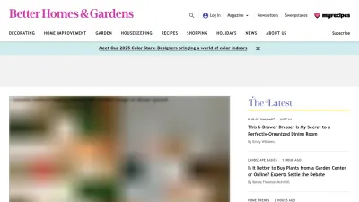 Screenshot preview of bhg.com