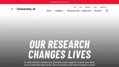 Screenshot preview of umd.edu