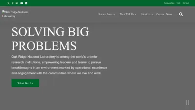 Screenshot of Ornl.gov