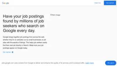 Screenshot preview of jobs.google.com