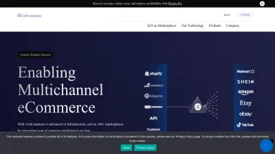 Screenshot of Cedcommerce.com