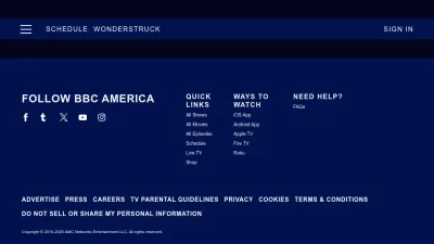 Screenshot of Bbcamerica.com