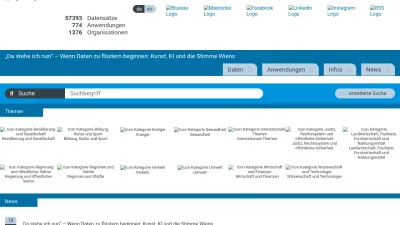 Screenshot of Data.gv.at