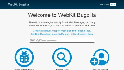 Screenshot of Bugs.webkit.org