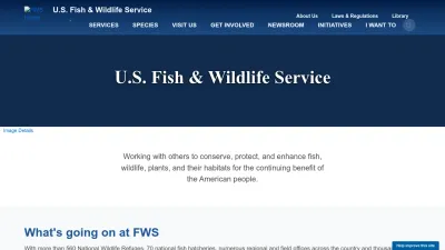 Screenshot of Fws.gov