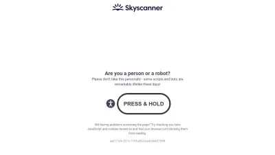 Screenshot of Skyscanner.net