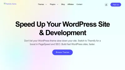 Screenshot preview of themify.me