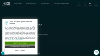 Screenshot preview of eset.com