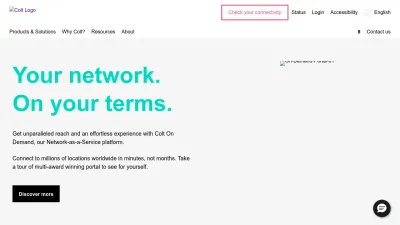 Screenshot of Colt.net
