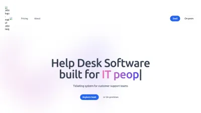 Screenshot of Jitbit.com