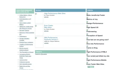 Screenshot of Stevesouders.com
