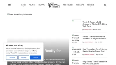 Screenshot of Nationalinterest.org
