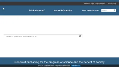 Screenshot of Annualreviews.org
