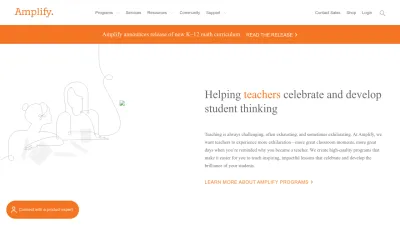 Screenshot of Amplify.com