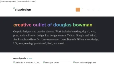 Screenshot preview of stopdesign.com