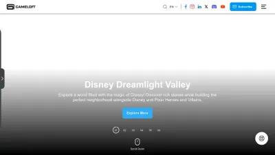 Screenshot of Gameloft.com