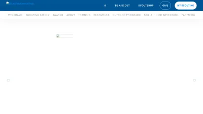 Screenshot of Scouting.org