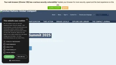 Screenshot preview of unglobalcompact.org