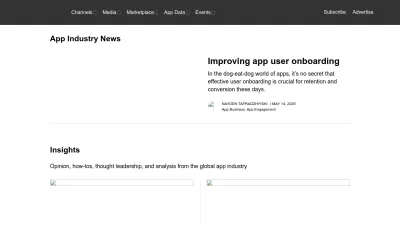 Screenshot of Businessofapps.com