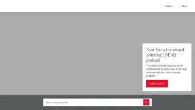 Screenshot of Lse.ac.uk